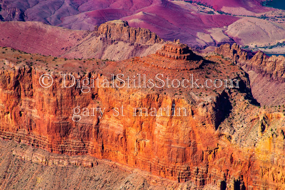 Orange Outcrop, Digital, Arizona, Grand Canyon