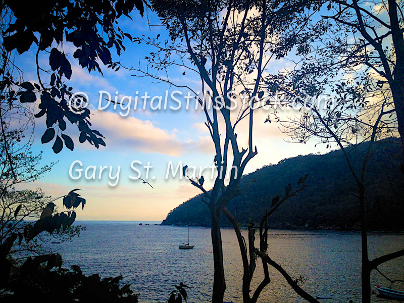 Evening Bay View, Yelapa, Mexico, digital