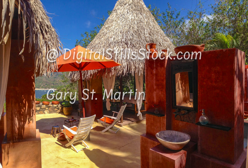 Secluded Hotel Near Walking Trail, Yelapa, Mexico, digital