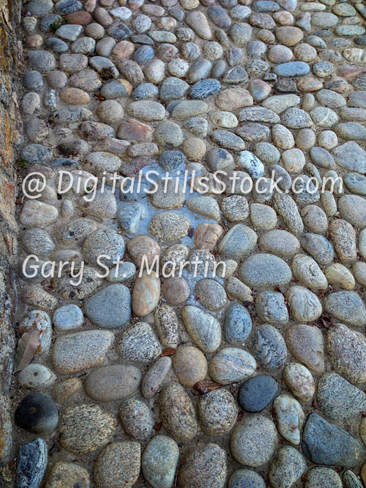 Stone Mosaic, Yelapa, Mexico, digital