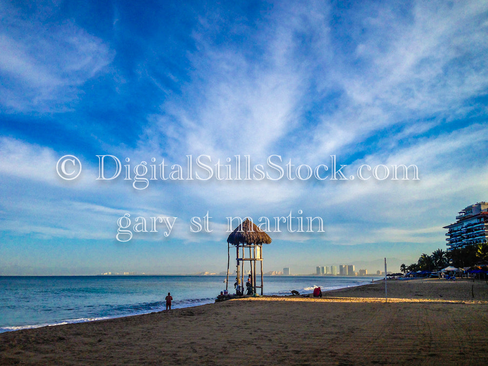 Small Hut on the Beach, digital Puerto Vallarta