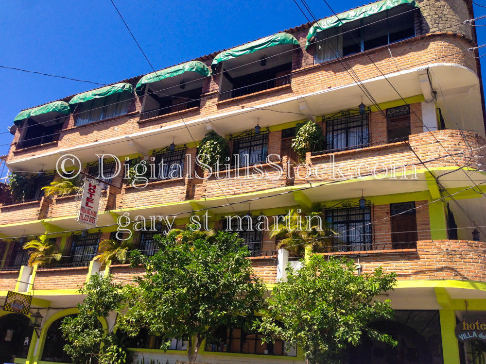 Yellow and Brick Apartments, digital Puerto VAllarta