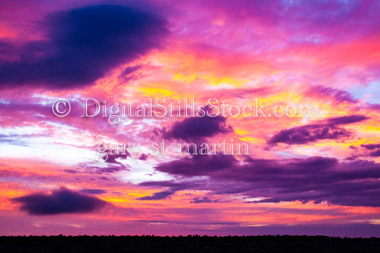 Brilliant Purple Sky, Digital, Arizona, Grand Canyon