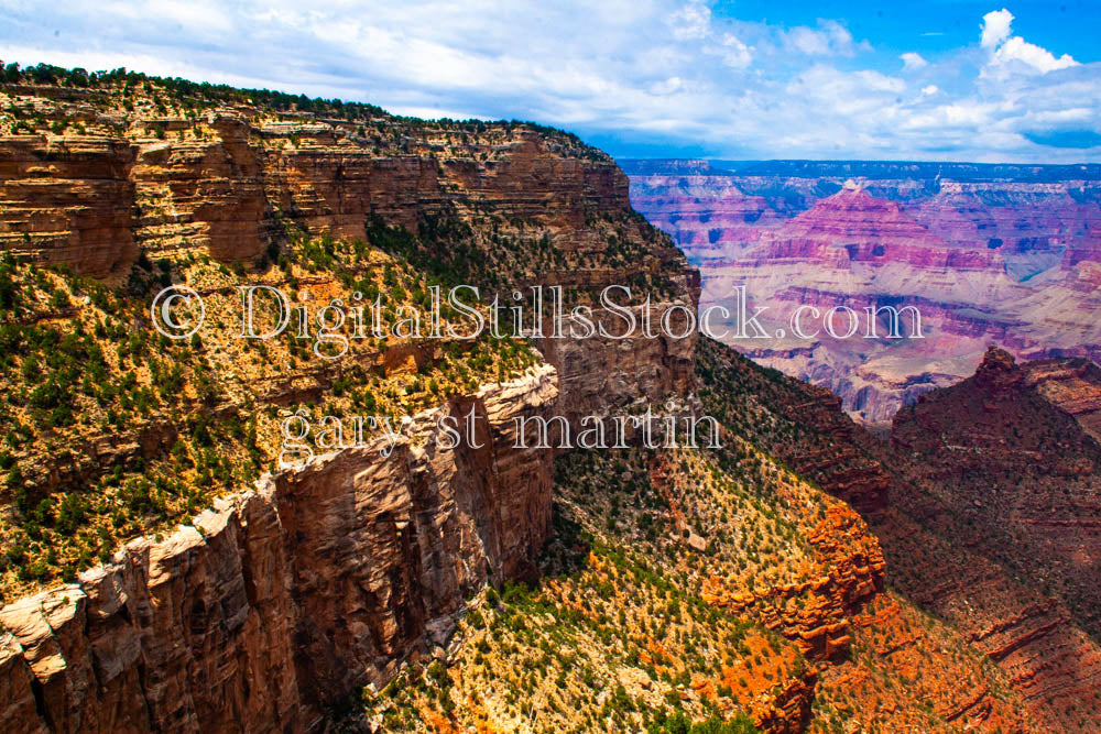 Darkened Outcrop, Digital, Arizona, Grand Canyon