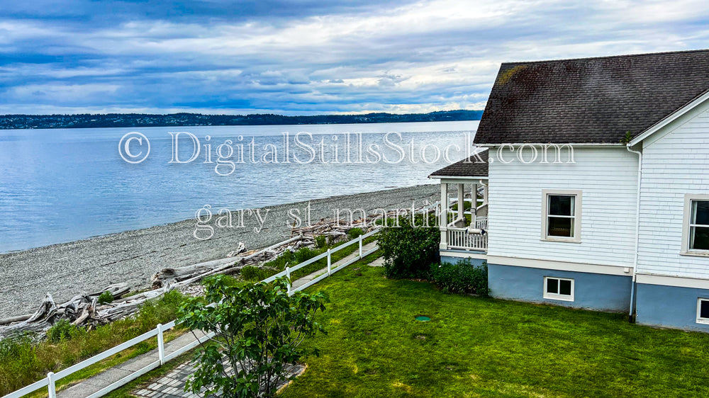 A House on the Beach - Vashon Island, digital Vashon Island