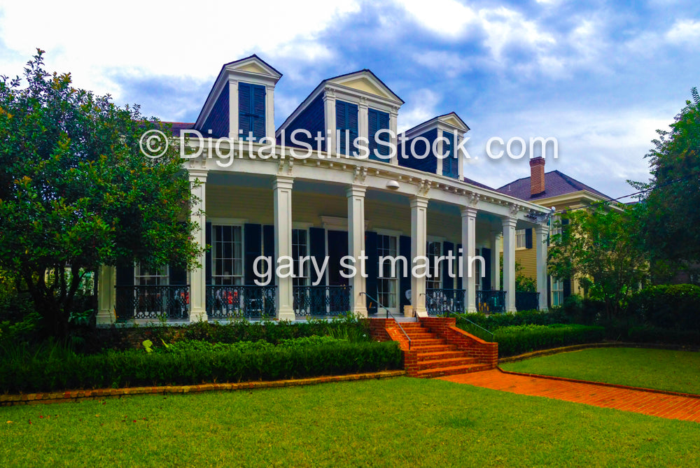 Red Brick Pathway, New Orleans, Digital