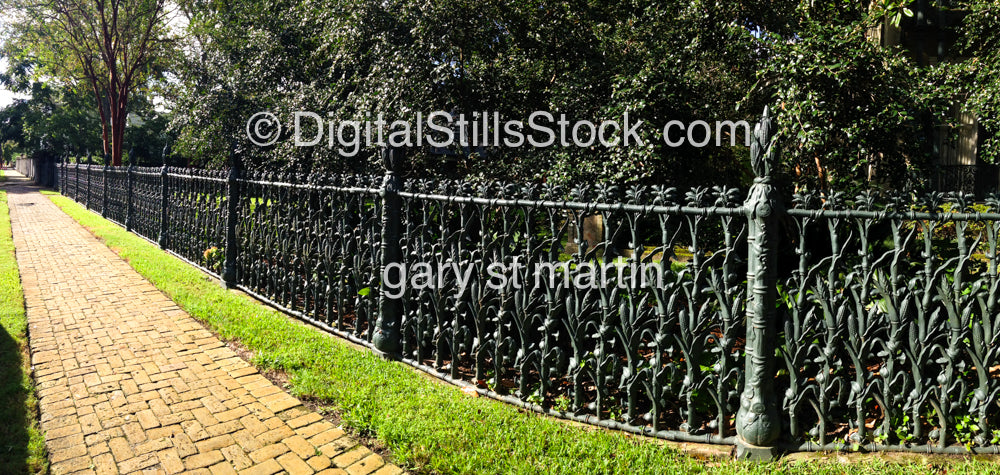 Wide View Of Yellow Brick Road , New Orleans, Digital 