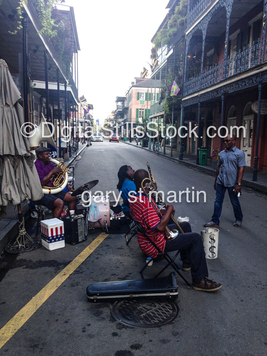 Street Musicians, New Orleans, Digital