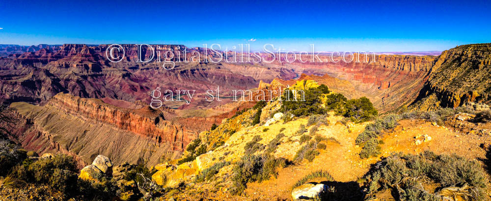 Panoramic Inside Canyon 3, Digital, Arizona, Grand Canyon