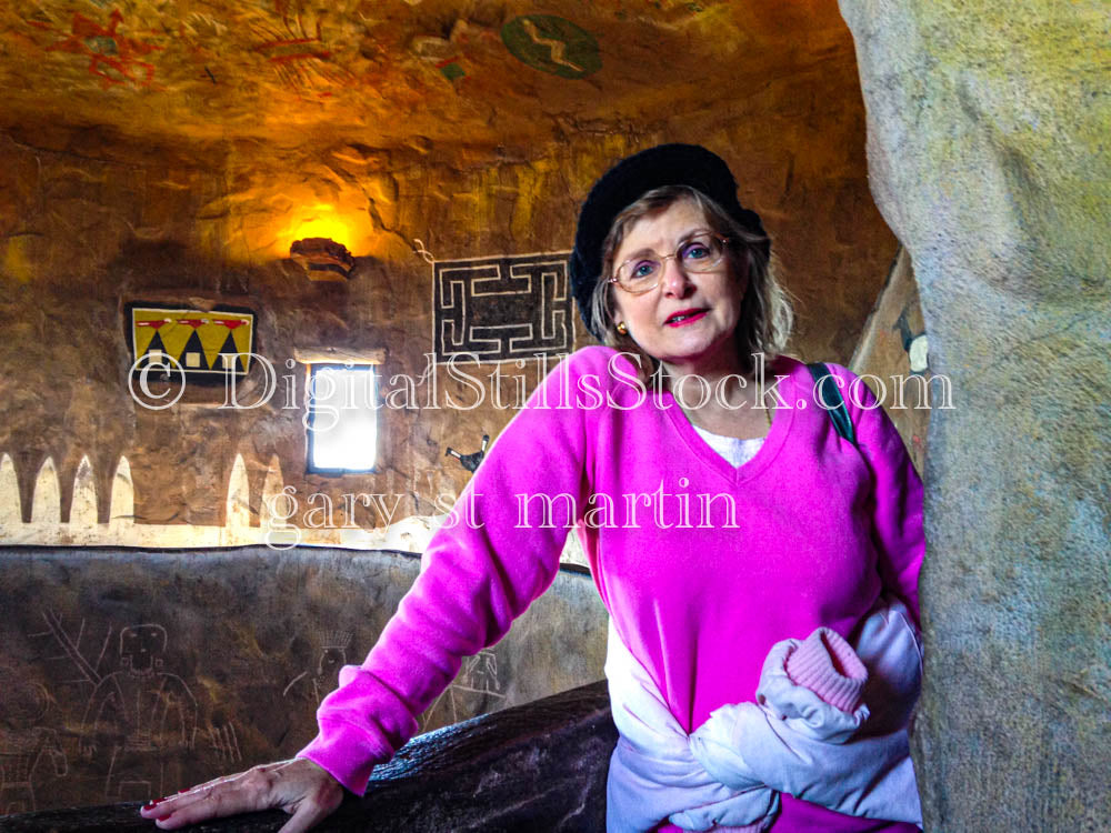 Kerry inside The Tower, Digital, Arizona, Grand Canyon