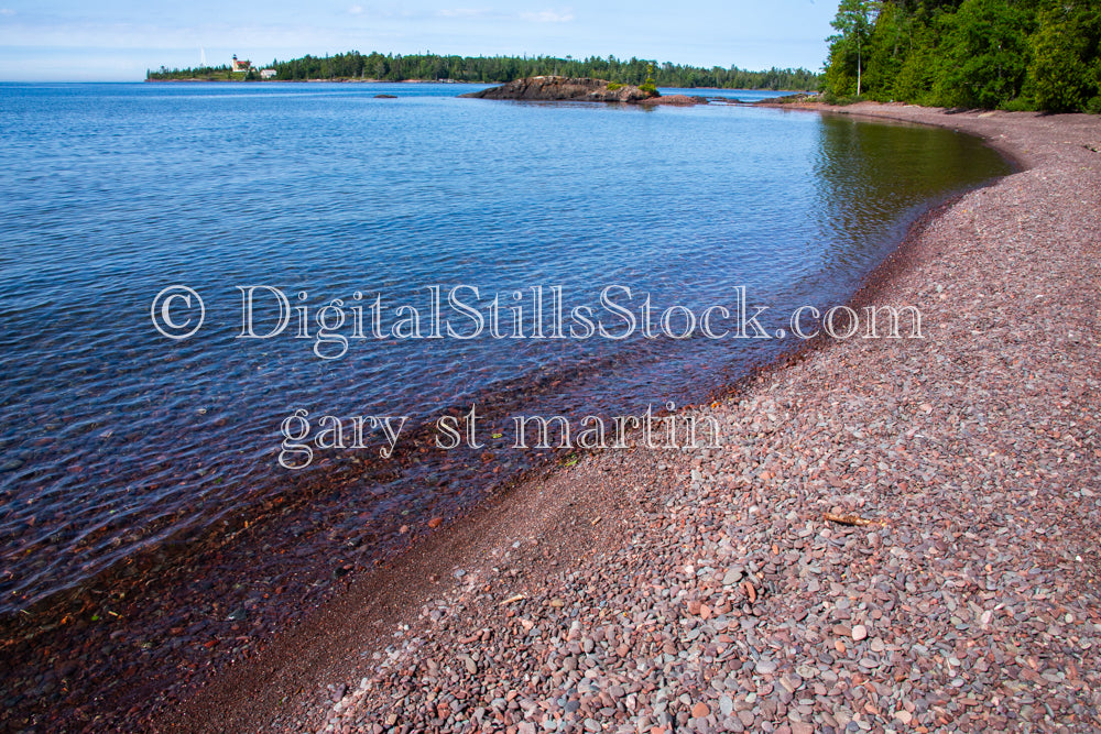 Along the pebbled coast, digital Copper Harbor