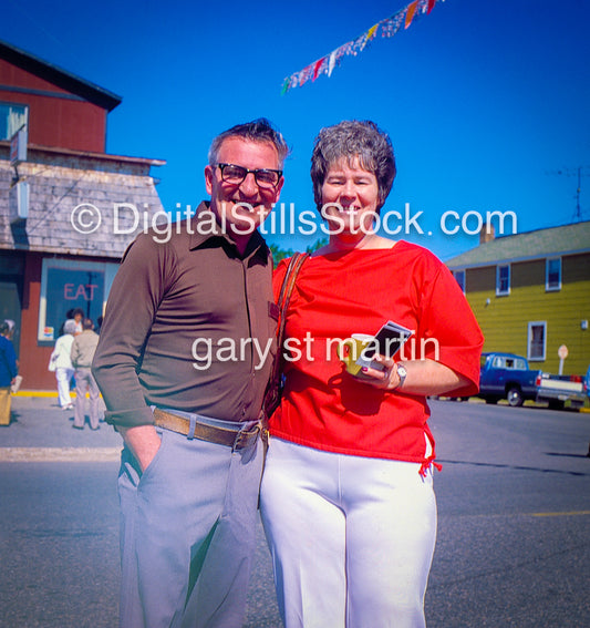 Sunny and Millie, 4th of July, Grand Marais, Mi, Analog, Color, Portraits, Groups