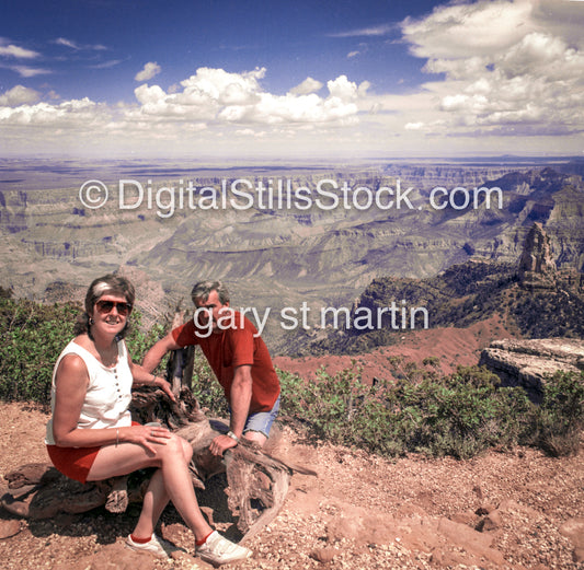 Cobina And John At The Grand Canyon V2