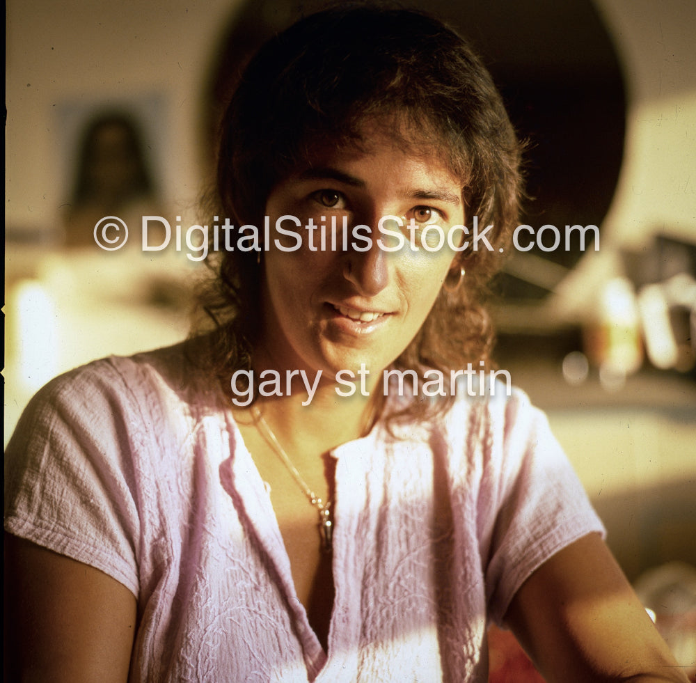 Denise in the Kitchen, Newport Beach, CA, Analog, Color, People, Women