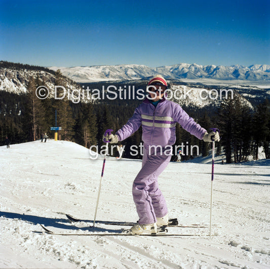 Kerry at Mammoth Mt, CA, Analog, Color, Portraits, Women