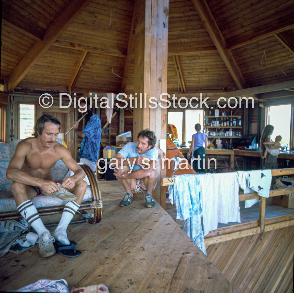 Jack, in Joe's house, Hawaii - The Big Island, analog, color, portraits, men