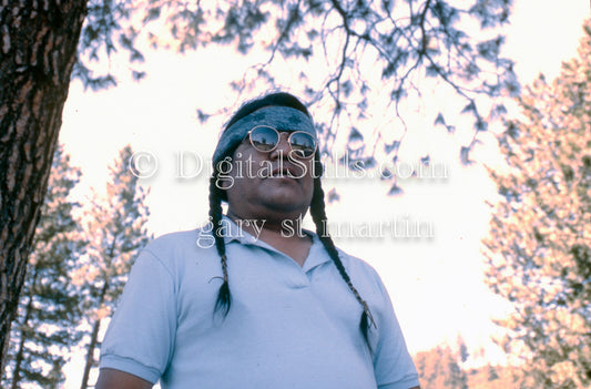 Gordon Biddles Klamath Falls Indian Tribe. Oregon, analog, color, portraits, men