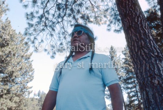 Gordon Biddles, image 3, Klamath Falls Indian Tribe. Oregon, analog, color, portraits, men