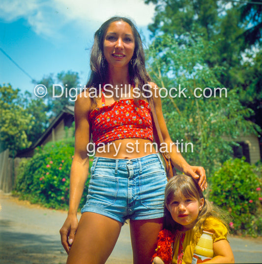 Woman And Baby Portrait In Color V2