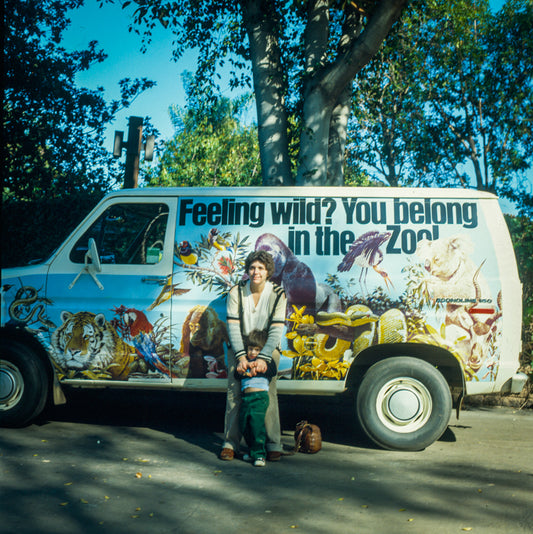 The ZOO Van, Mother And Son, San Diego Zoo, Ca, Analog, Color, Portraits, Groups
