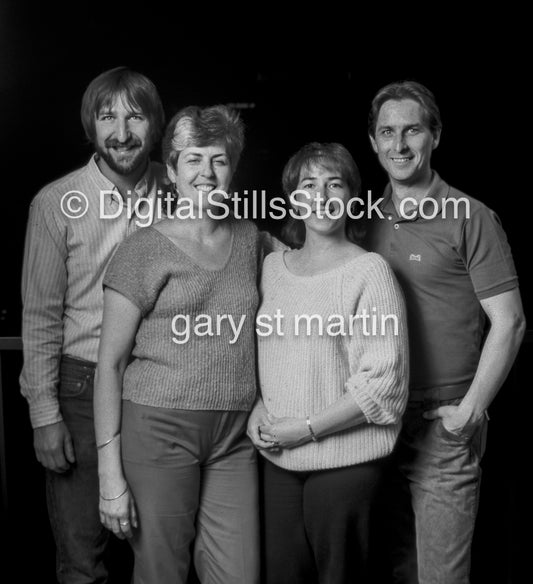 Family Portrait, Mike, Cobina, Gary, and Denise