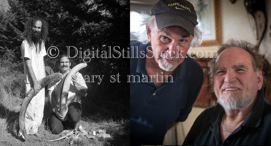 Joe & David - People Through Time , digital portraits people through time