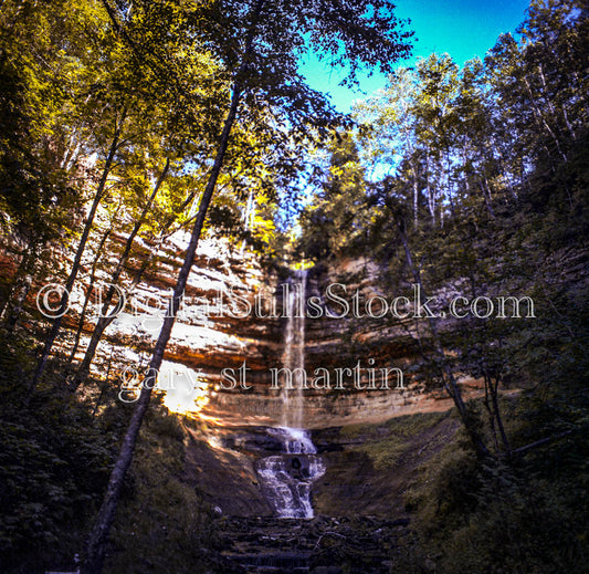 Munising Falls, Analog, Color, Michigan