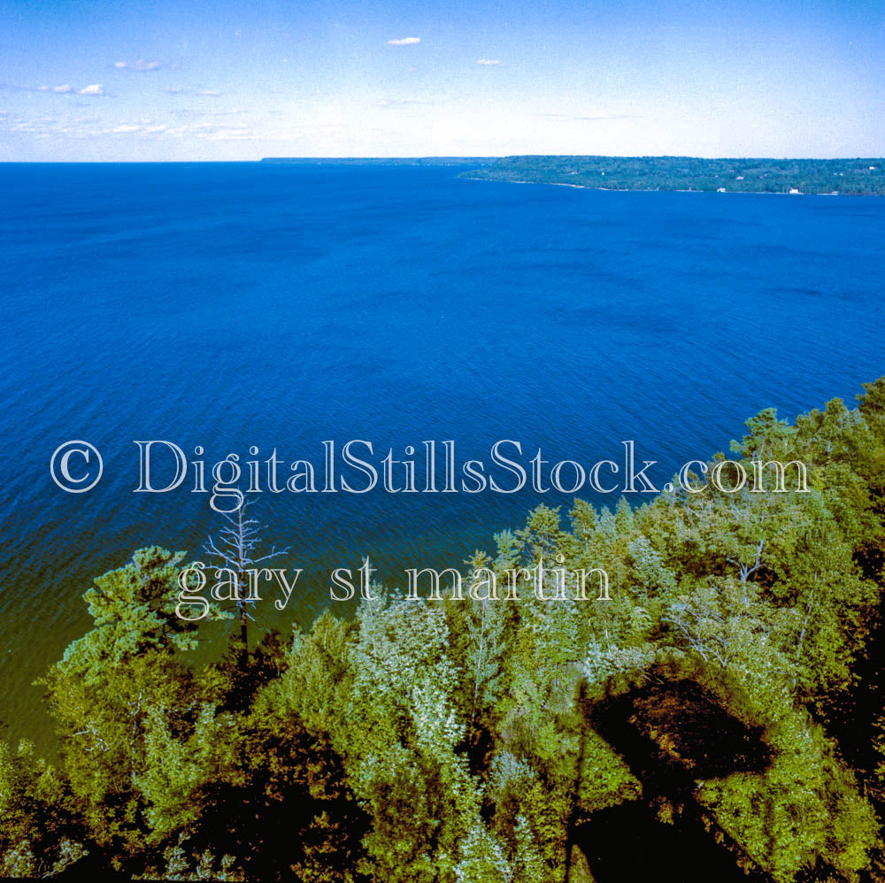 Overview Lake Superior, Analog, Color, Michigan