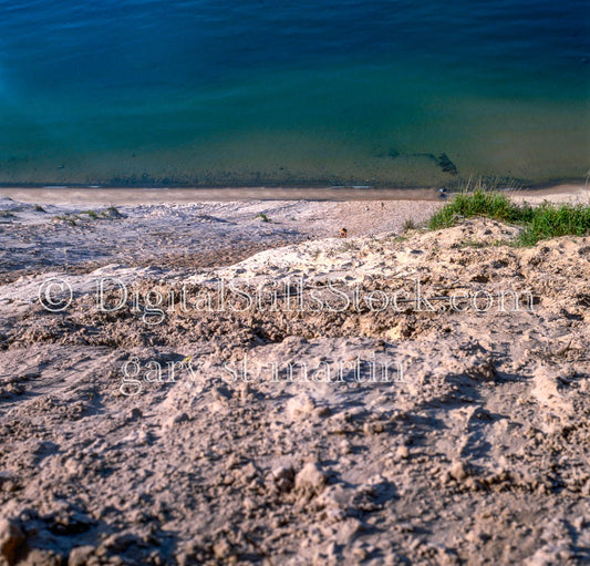 Sandy Descent to Beach, Analog, Color, Michigan