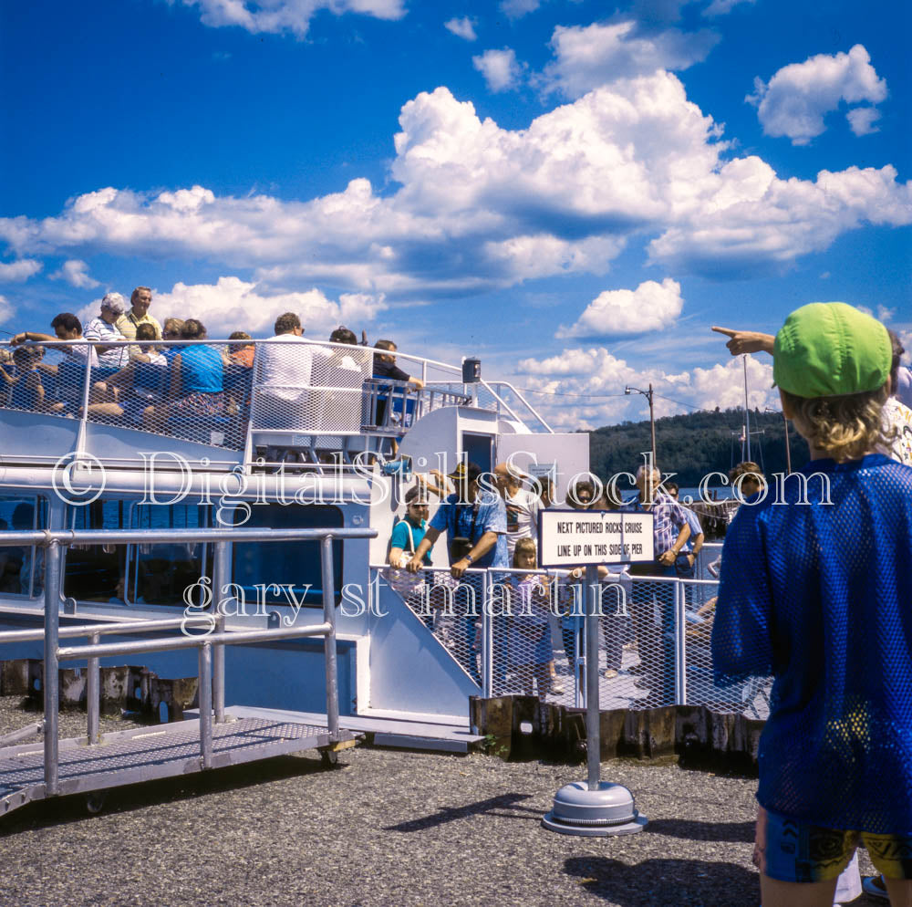 Pictured Rocks Cruise Boat, Analog, Color, Michigan