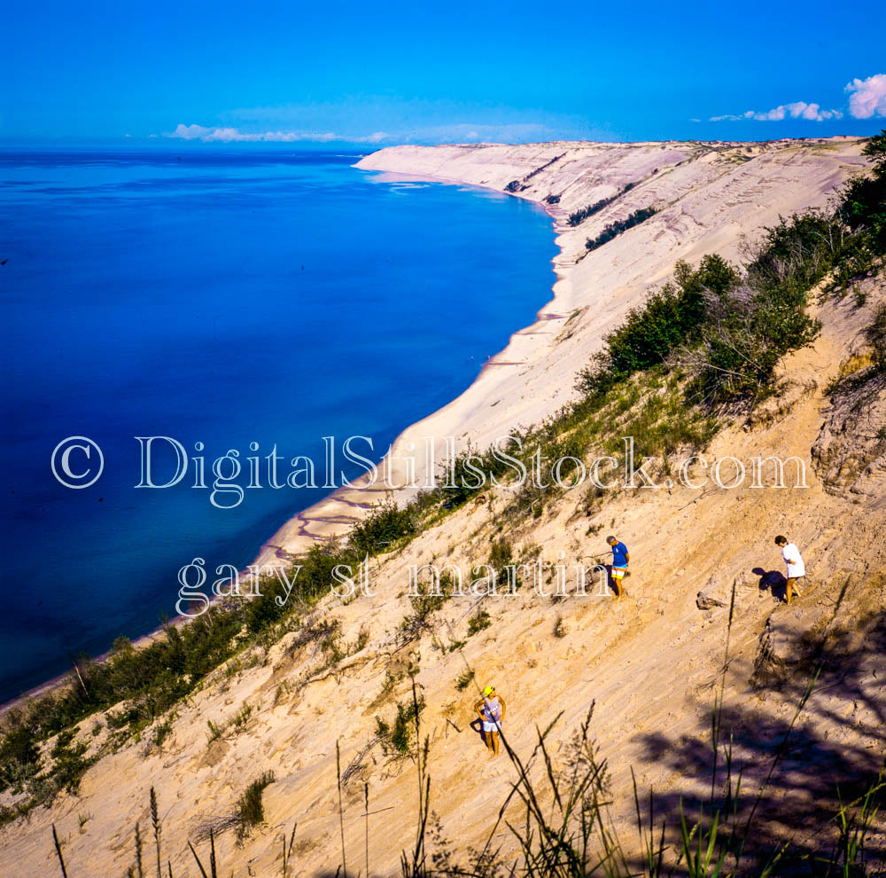 Log Slide Overlook, Analog, Color, Michigan