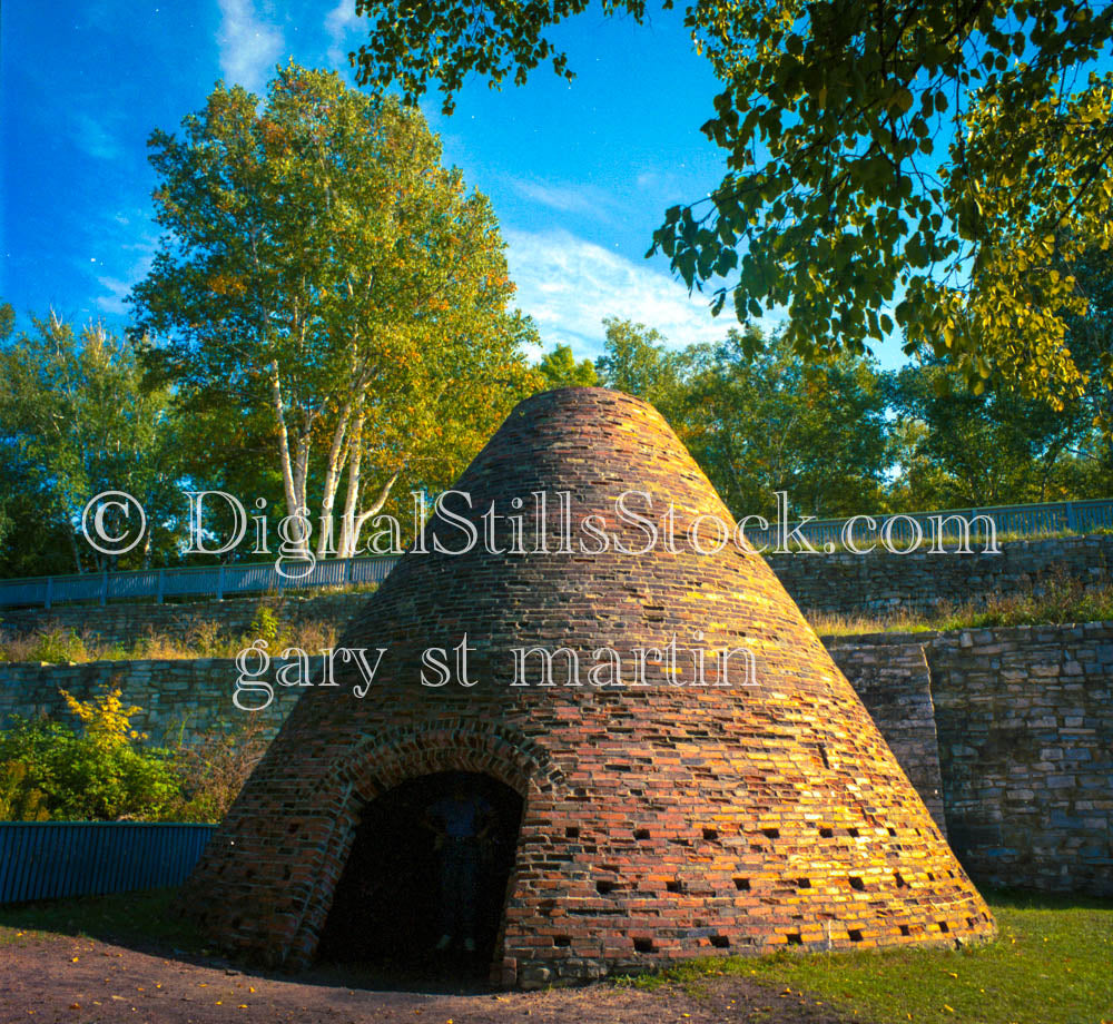 Iron Smelting Kiln Fayette Park, Analog, Color, Michigan