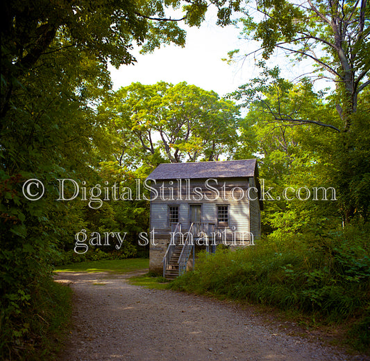 2 Story Building in the Woods, digital Fayette