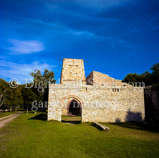 Abandoned Brick fort at Fayette, digital fayette