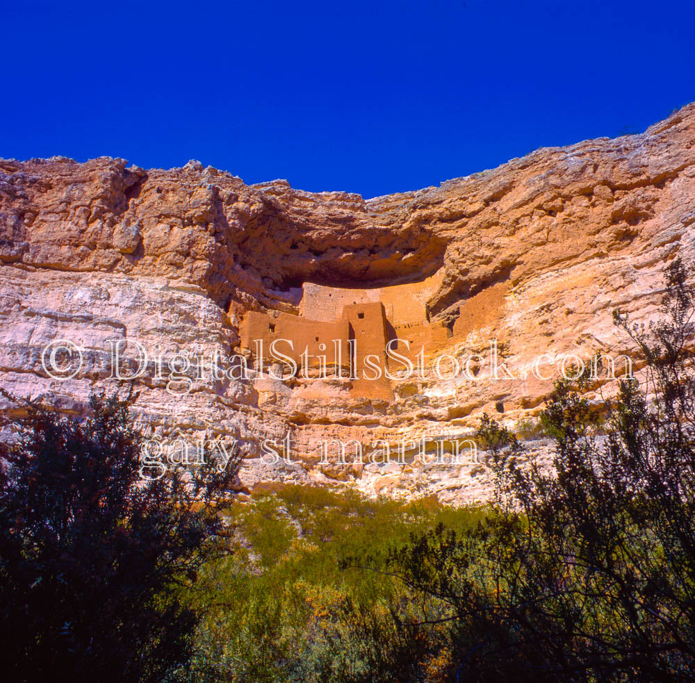 Montezuma Castle- Direct View, Arizona, analog