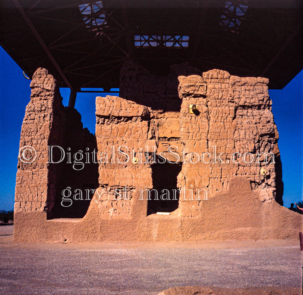 Northern Facade of Casa Grande, Arizona, analog