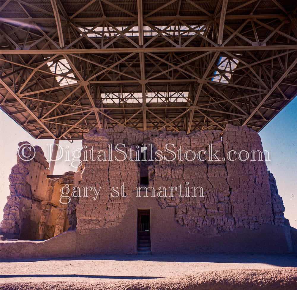 Ruins in the Shade, digital Casa Granda Ruins