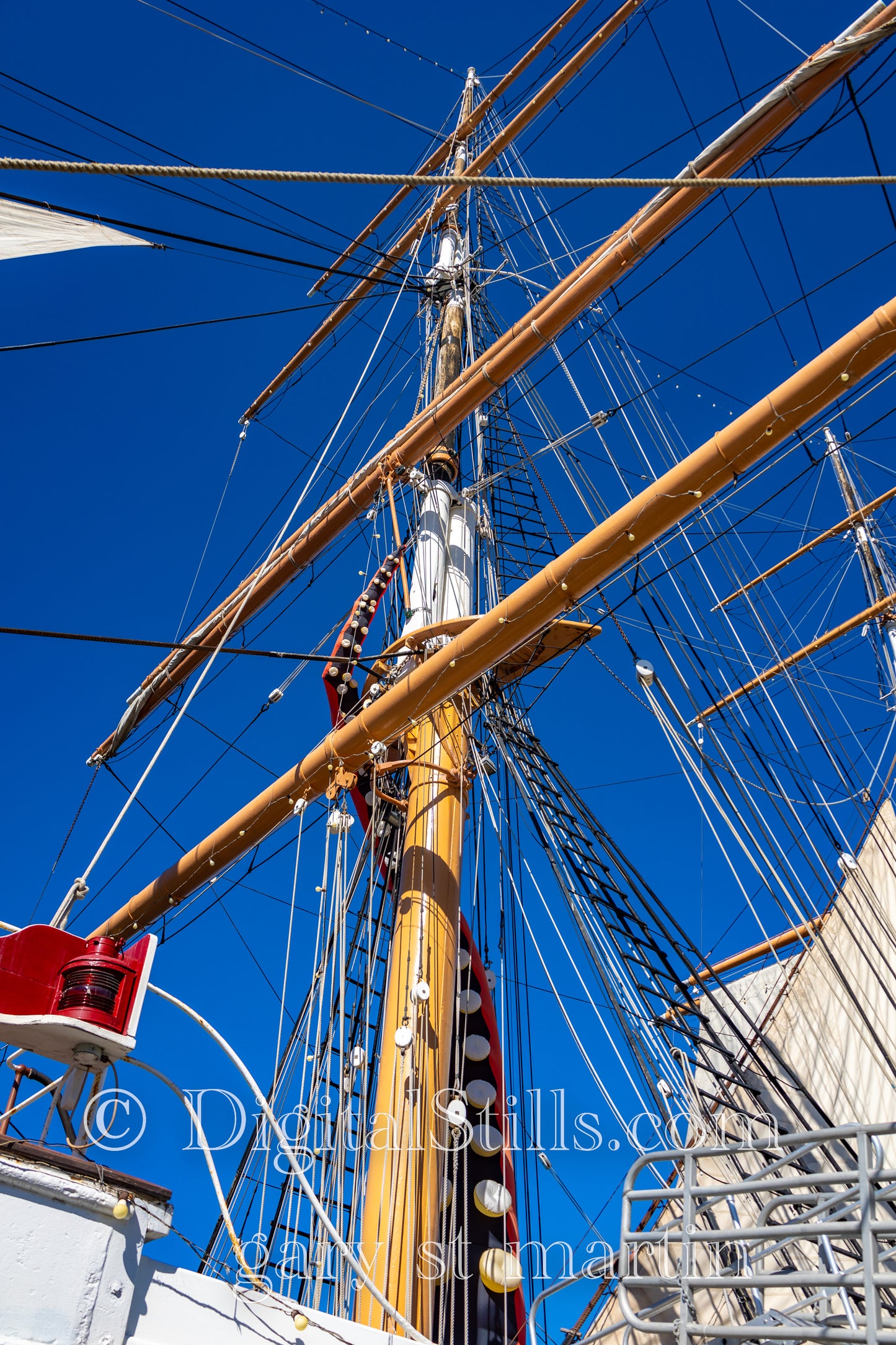 Star of India Sail Boat Mast Close View