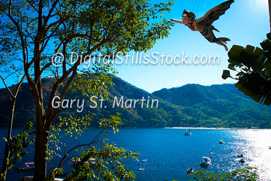 Flying Above The Trees, Yelapa, Mexico, digital